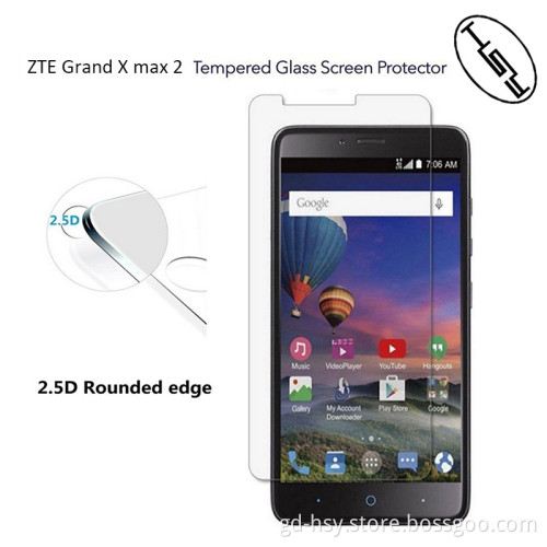 HUYSHE hot selling mobile phone screen protectors for ZTE Grand X max 2,For ZTE grand x max anti scratch tempered glass